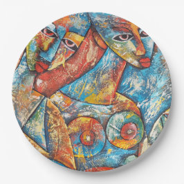 Colorado Graffiti Art Pappteller