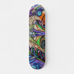 Colorado Graffiti Art Skateboard