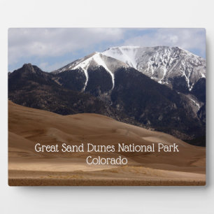 Colorado Great Sand Dunes Nationalpark Souvenir P Fotoplatte
