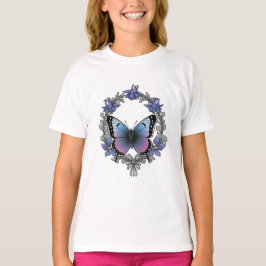 Colorado Hairstreak Butterfly And Blue Columbine T-Shirt