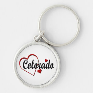 Colorado Hearts Premium Schlüsselanhänger