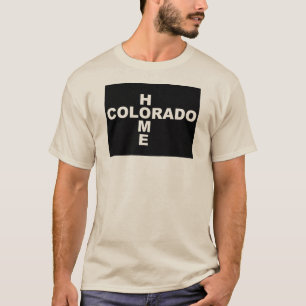 Colorado Heimweg-von-Staat-T-Shirt Tees