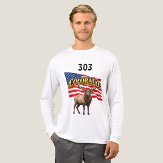 Colorado Herren Bella+Canvas Langarmshirt Tri-Blend Shirt