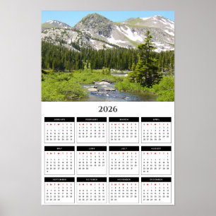 Colorado High Country Pracht 2026 Kalender Poster