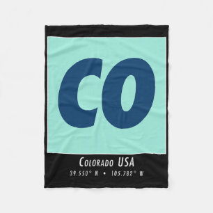 Colorado Hiking And Skiing Co Vintage Berg Sport Fleecedecke