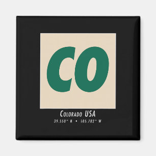 Colorado Hiking And Skiing Co Vintage Berg Sport Magnet