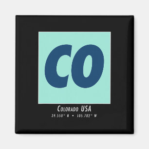 Colorado Hiking And Skiing Co Vintage Berg Sport Magnet