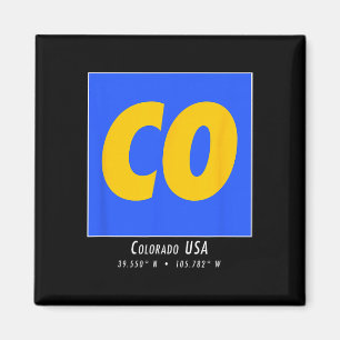 Colorado Hiking And Skiing Co Vintage Mountain Spo Magnet