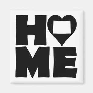 Colorado Home Heart State Kühlschrankmagnet Magnet