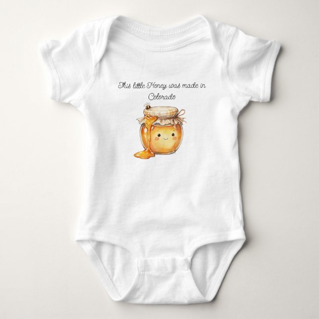 Colorado Honey Baby Strampler (Vorderseite)