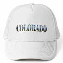 Colorado Hut Colorado Berg Text