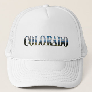 Colorado Hut Colorado Berg Text Truckerkappe