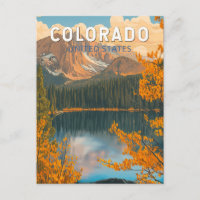 Colorado-Illustration Reise Kunst Vintage