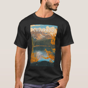Colorado-Illustration Reise Kunst Vintage T-Shirt