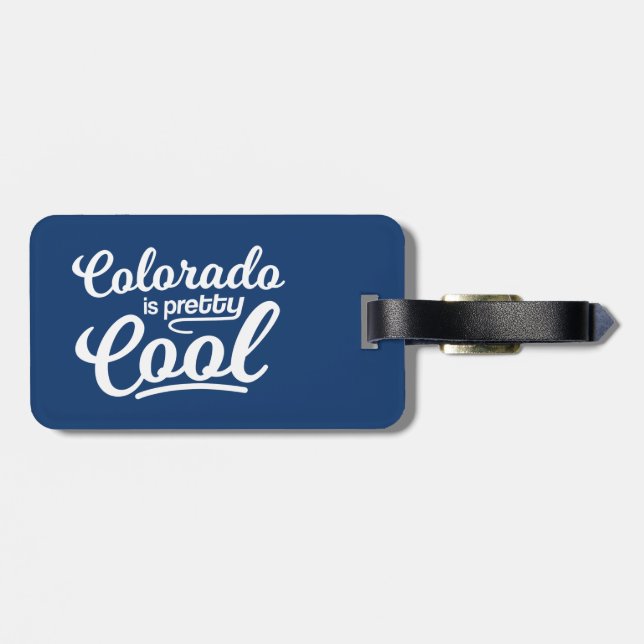 Colorado ist Hübsch Cool Gepäckanhänger (Rückseite horizontal)