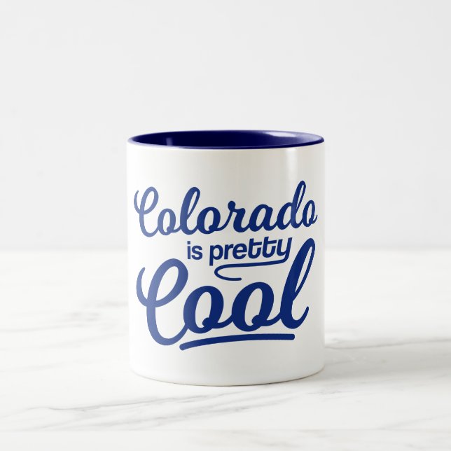 Colorado ist Hübsch Cool Zweifarbige Tasse (Mittel)