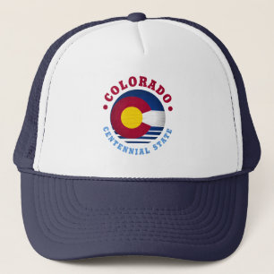 COLORADO-JAHRESTAGSSTAATSFLAGGE TRUCKERKAPPE
