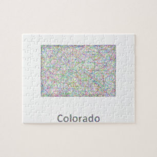Colorado-Karte Puzzle