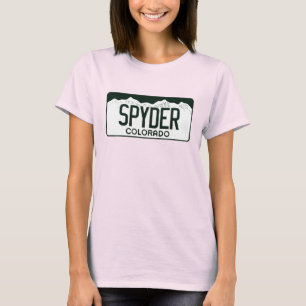Colorado-Kfz-Kennzeichen: Kann morgens Spyder T-Shirt
