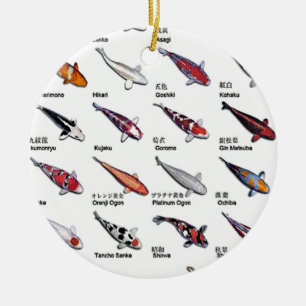 Colorado Koi Fisch Sorten Nishikigoi Keramikornament