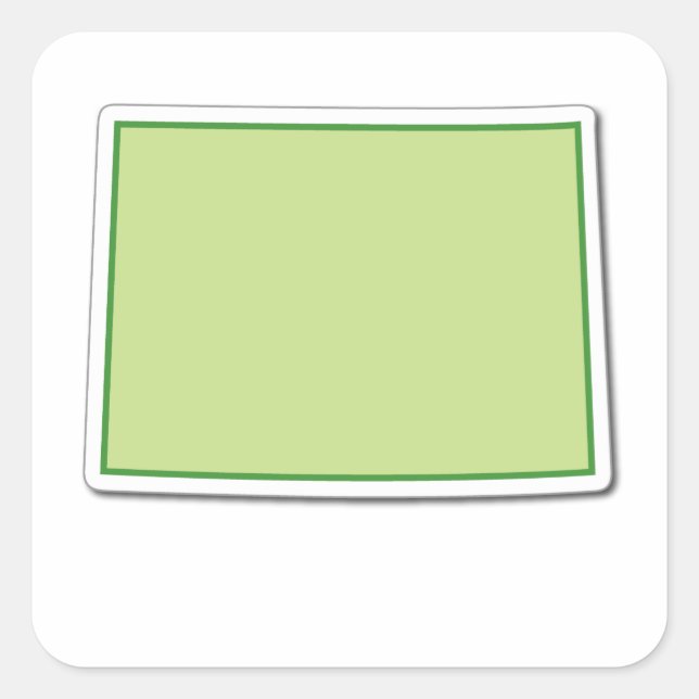 Colorado Kontur Sticker (Vorderseite)