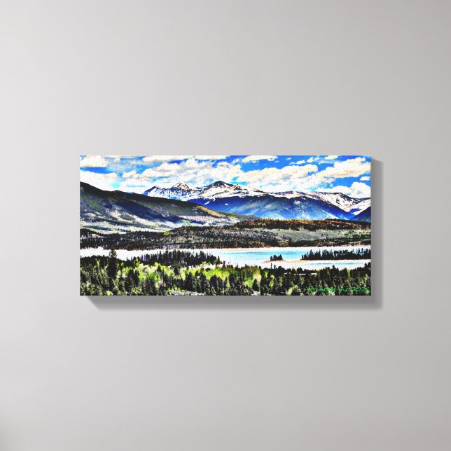 Colorado Lake Leinwanddruck (Vorderseite)