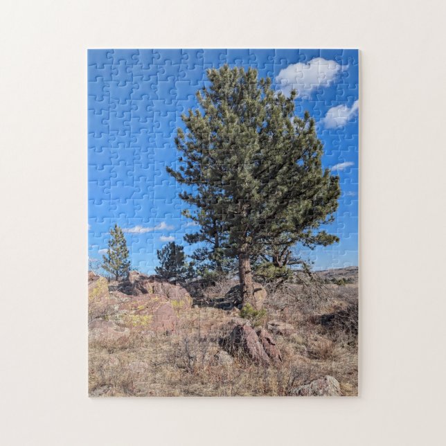 Colorado-Landschaft entlang des Flatirons Trail  Puzzle (Vertikal)