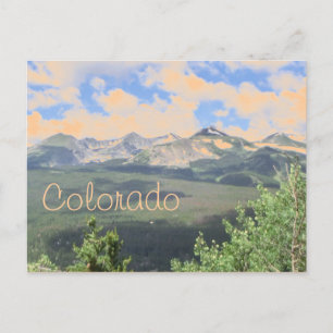 Colorado landschaftliche Postkarte