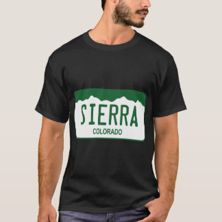 Colorado License Plate - Sierra T-Shirt