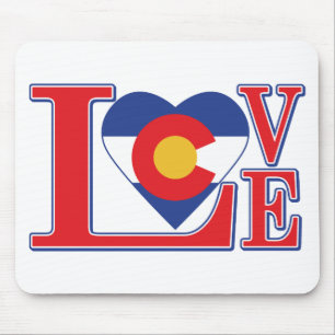 Colorado Liebe Herz Mousepad
