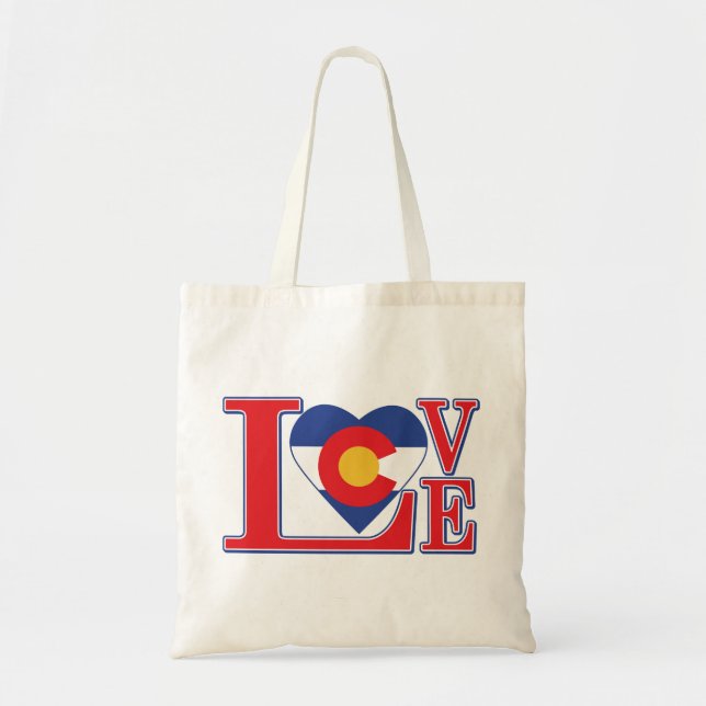 Colorado Liebe Herz Tragetasche (Vorne)