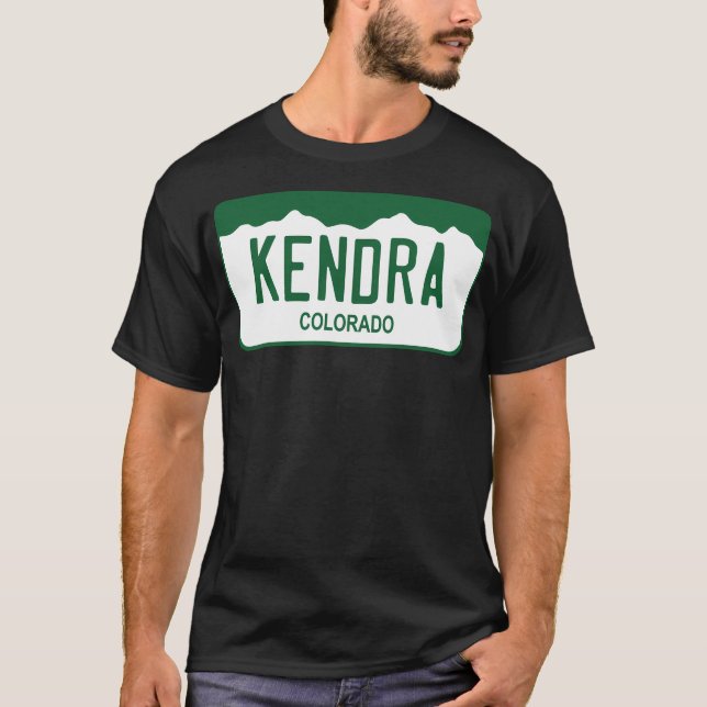 Colorado-Lizenzschild - T-Shirt (Vorderseite)