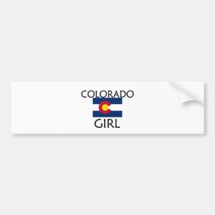 COLORADO-MÄDCHEN AUTOAUFKLEBER