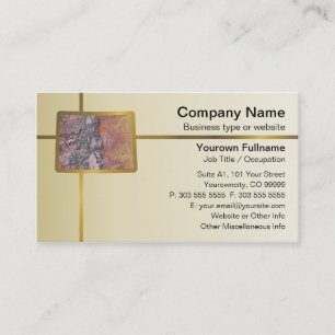 Colorado Map Business Card Visitenkarte