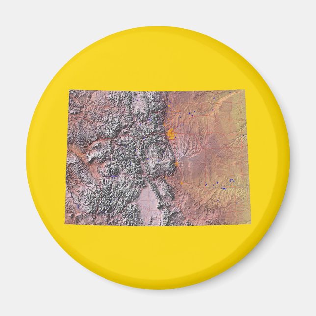 Colorado Map Magnet (Vorne)