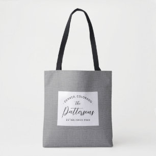 Colorado Monogram Staat Tote Bag