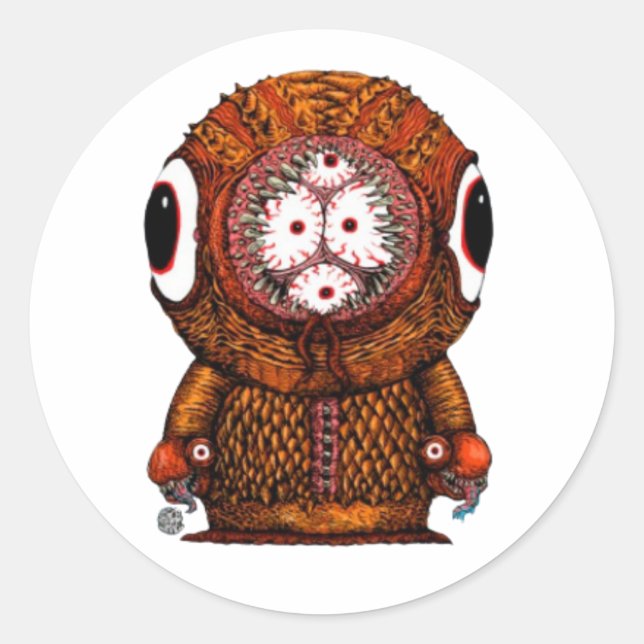 Colorado Monster Runder Aufkleber (Vorderseite)