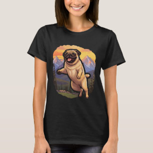 Colorado Mops Niedlicher Cartoon Mops Hund in den  T-Shirt