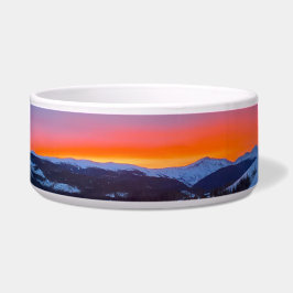 Colorado Mountain Sunrise Pet Bowl Napf