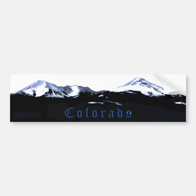 Colorado Mountain Top I Autoaufkleber (Vorne)