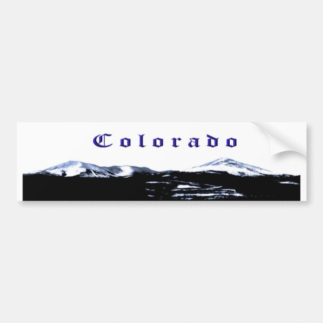 Colorado Mountain V Autoaufkleber (Vorne)