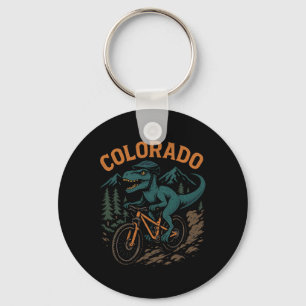 Colorado Mountainbike T-Rex Dinosaur Lustig Fahrra Schlüsselanhänger