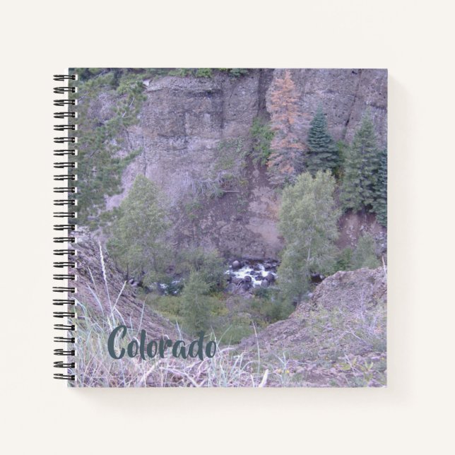 Colorado Mountains Notebook Notizbuch (Vorderseite)