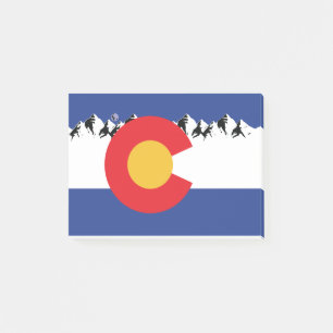 Colorado Mountains Post-it Klebezettel