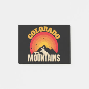 Colorado Mountains Post-it Klebezettel
