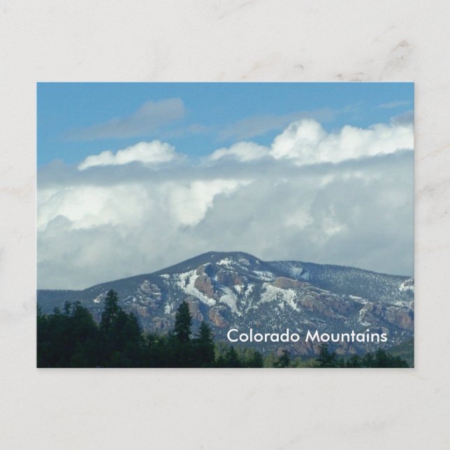 Colorado Mountains Postcard Postkarte (Vorderseite)