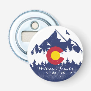 Colorado Mountains Vintag Co Flag Souvenirs Flaschenöffner