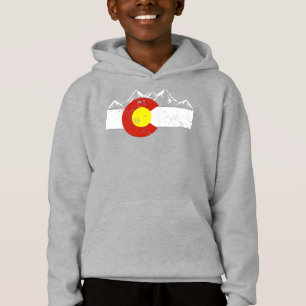 Colorado Mountains Vintag Hoodie
