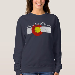 Colorado Mountains Vintag Sweatshirt