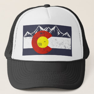 Colorado Mountains Vintag Truckerkappe